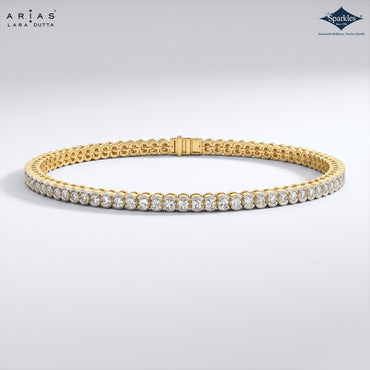 Arias by Lara Dutta Bezel Tennis Bracelet