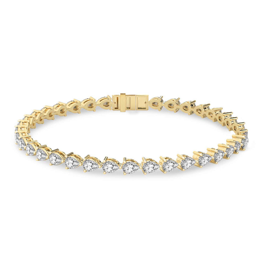 Sparkles Blush Pear Symphony Diamond Bracelet