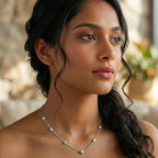 2.10 Ct Round Shape Diamond Fashion Necklace | 14K Yellow Gold