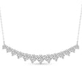 5.06 Ct Round Shape Diamond Fashion Necklace | 14K White Gold