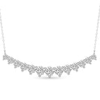 5.06 Ct Round Shape Diamond Fashion Necklace | 14K Yellow Gold