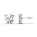 2.1 Ct Fashion Earrings | 14K White Gold