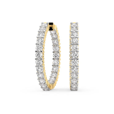 Sparkles Aurelia Hoop Diamond Earring