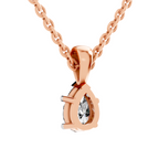 0.5 Carat Eternal Pear Pendant | 14K Rose Gold