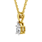0.5 Carat Eternal Pear Pendant | 14K Yellow Gold