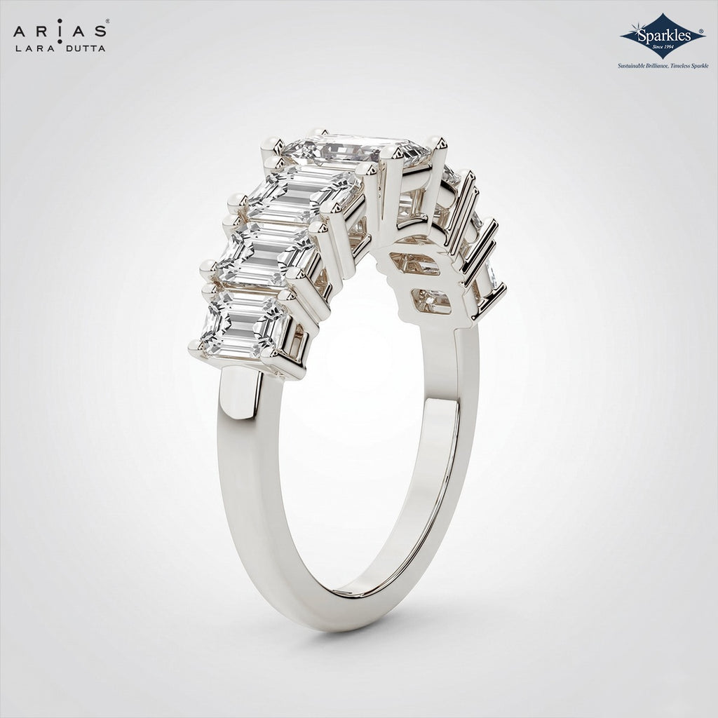 Arias by Lara Dutta Emerald Elegance Ring