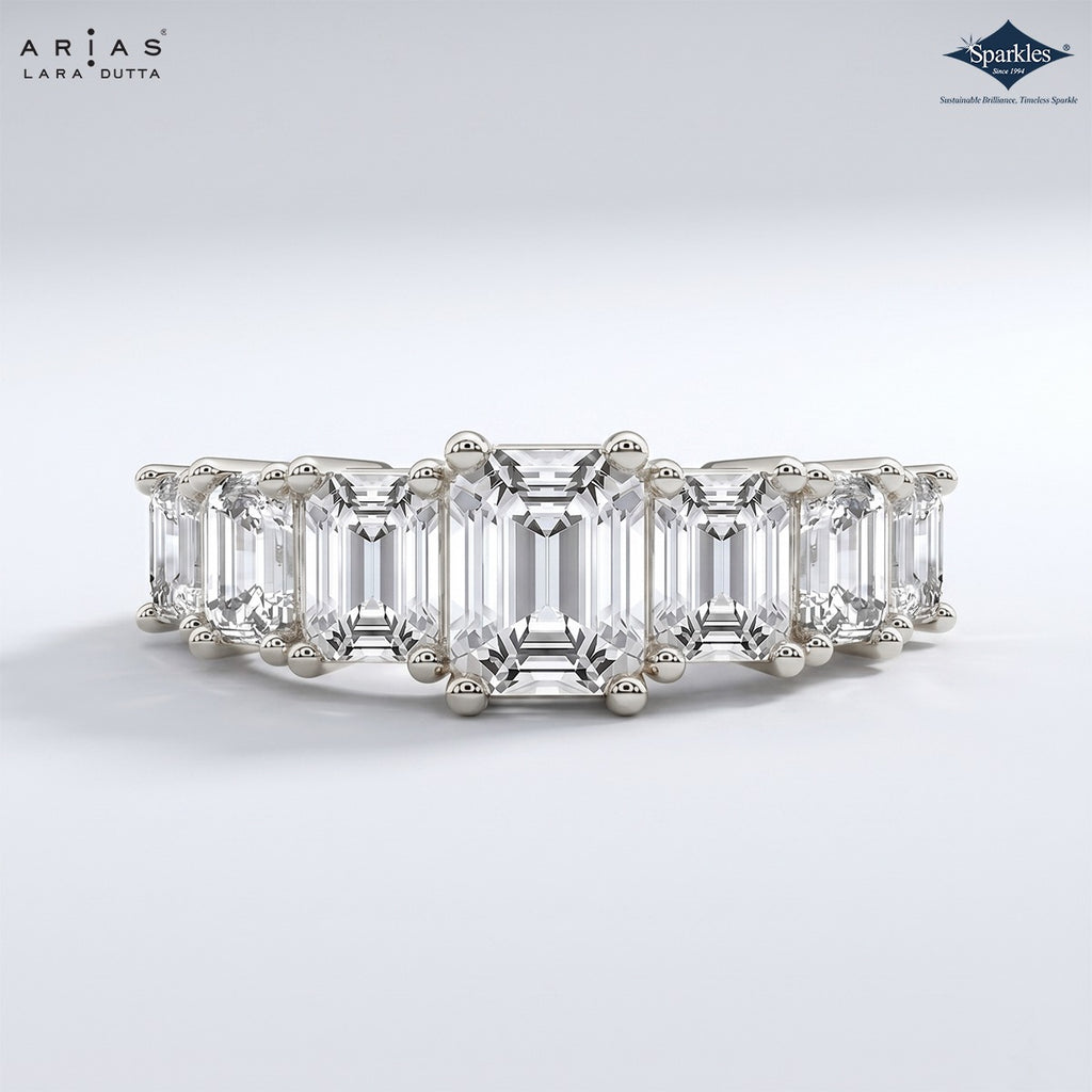 Arias by Lara Dutta Emerald Elegance Ring