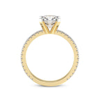 Sparkles 14K Gold 5.47 Carat Diamond Solitaire Ring