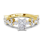 1.49 Ct Emerald Shape Solitaire Diamond Ring| 14K Yellow Gold