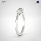 Arias by Lara Dutta Signature Three-Stone Trilogy Ring