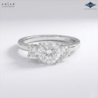Arias by Lara Dutta Signature Three-Stone Trilogy Ring