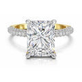 Sparkles Lab Grown Diamond Ascher Shape 1 CT Ring - NC