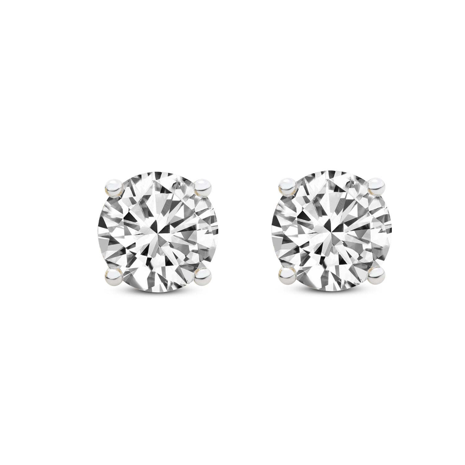 Sparkles 8.09 Carat Solitaire Stud Diamond Earring