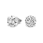 Sparkles Lab Grown Round Diamond Stud Earrings (0.75 ct. tw) in 14K White Gold