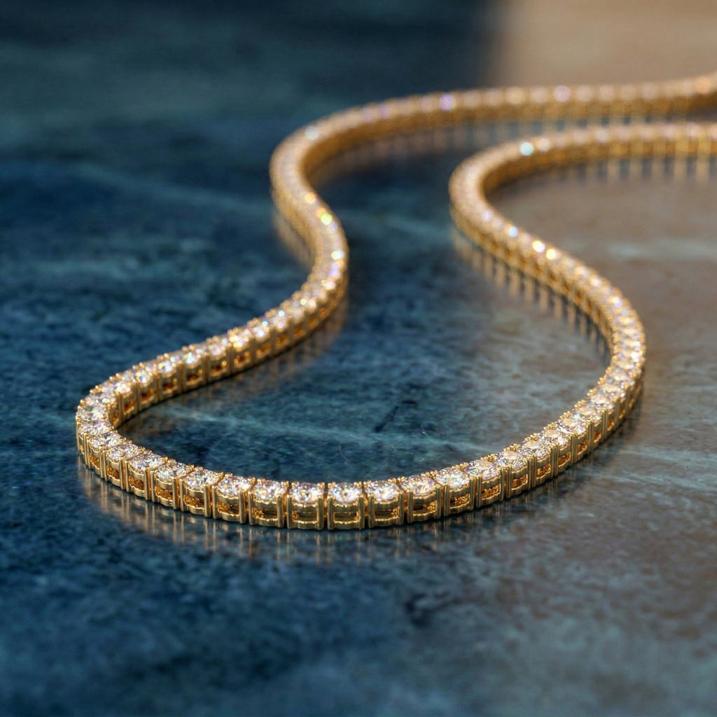 Sparkles Diamond Eloria Tennis Necklace