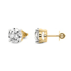 Sparkles 10.33 Carat Solitaire Stud Diamond Earring