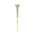 Sparkles 14K Gold Baguette & Pear-Shaped 4.92 Carat Bangle Bracelet