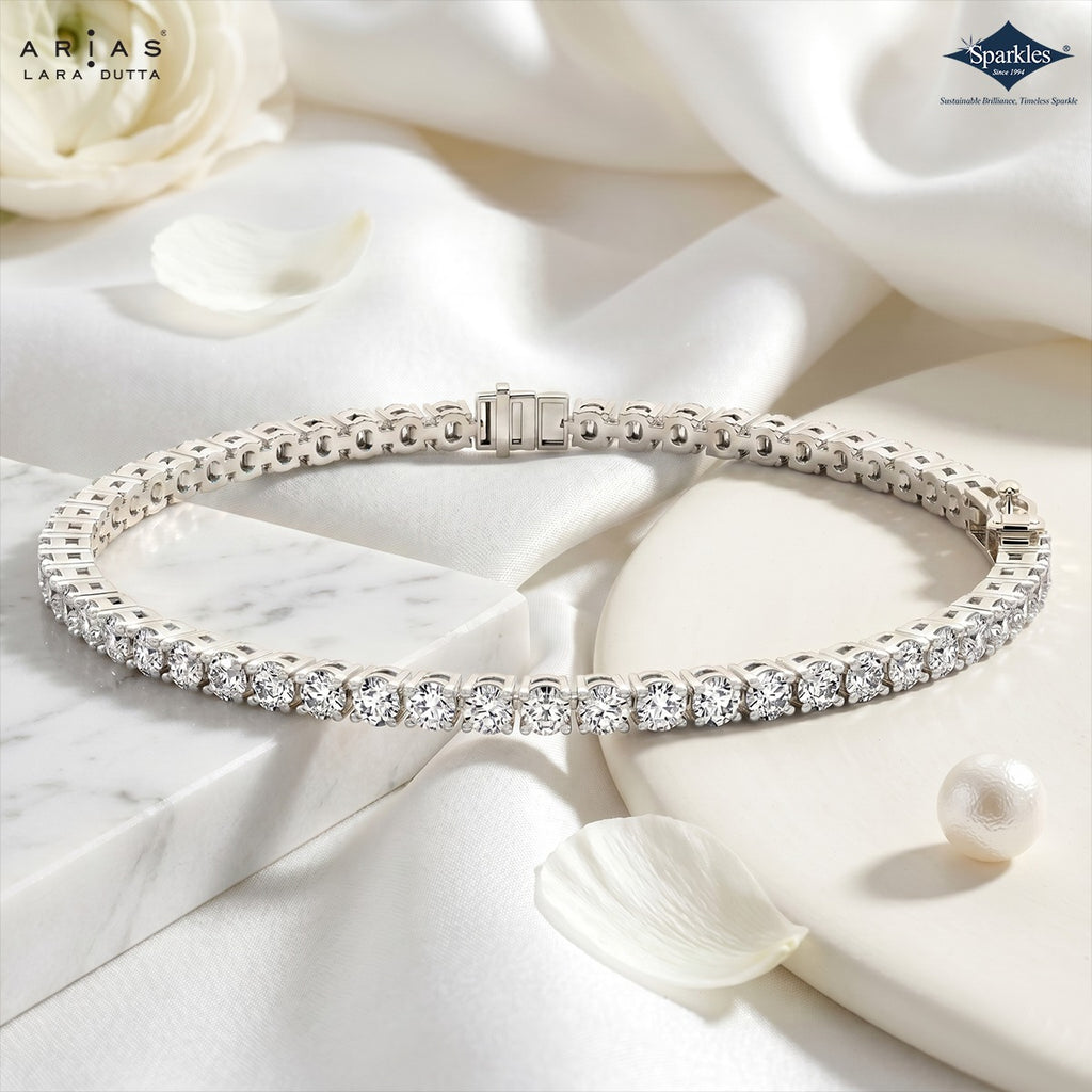 Arias by Lara Dutta Timeless Glamour Tennis Bracelet