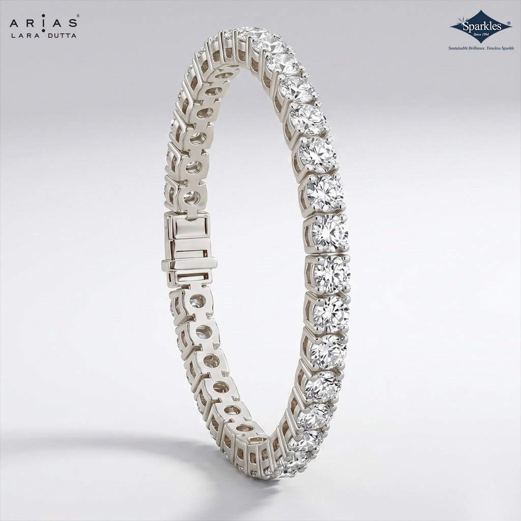 Arias by Lara Dutta Timeless Glamour Tennis Bracelet