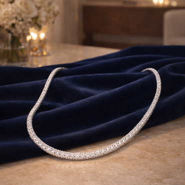Avira Diamond Tennis Necklace