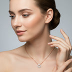 0.24 Carat Round Necklace | 14K Yellow Gold