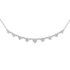 2.97 Ct Round Shape Diamond Necklace | 14K Yellow Gold