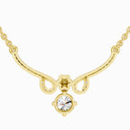 1.09 ct Graceful Drop Pendant Necklace | 14K White Gold