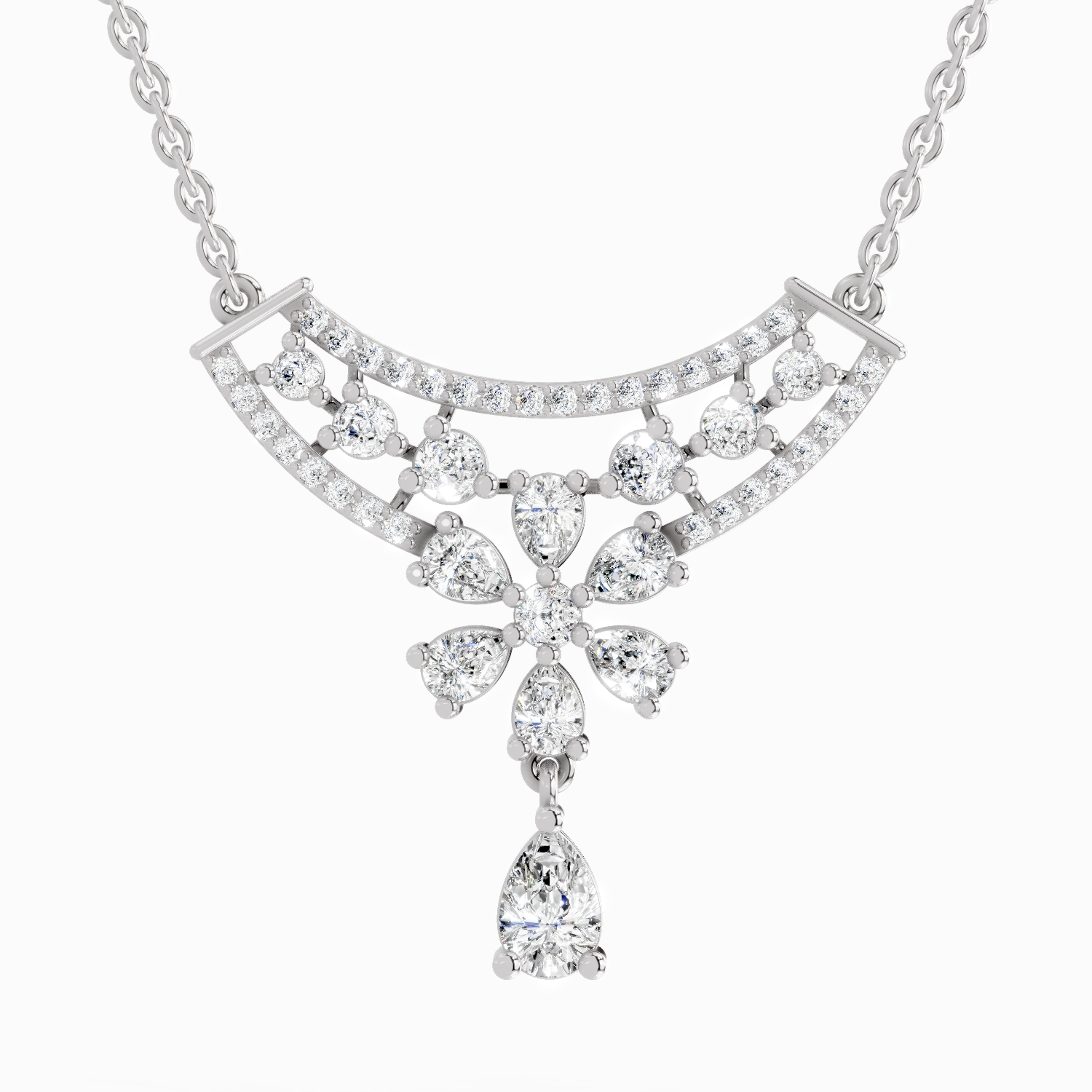 2.06 ct Fashion Pendant Necklace in 14K