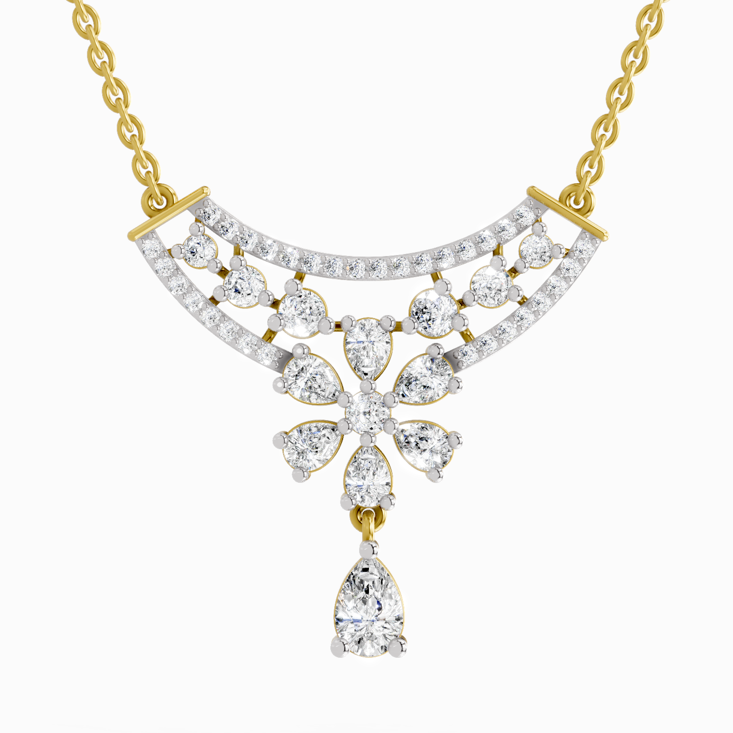 2.06 ct Fashion Pendant Necklace in 14K