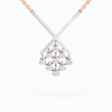 0.94 ct Pear Fashion Pendant Necklace in 14K