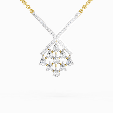 0.94 ct Pear Fashion Pendant Necklace in 14K