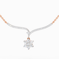 1.15 ct Star Lit Pendant Necklace in 14K