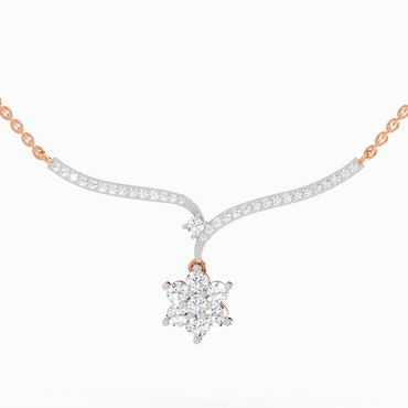 1.15 ct Star Lit Pendant Necklace in 14K