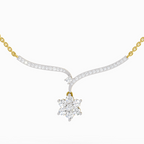 1.15 ct Star Lit Pendant Necklace in 14K