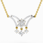 1.35 ct Butterfly Pendant Necklace in 14K