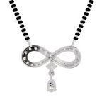 1.35 Carat Pear & Round Shape Diamond Infinity Mangalsutra| 14K Yellow Gold