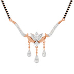 1.34 Carat Marquise & Round Shape Diamond Mangalsutra| 14K Yellow Gold