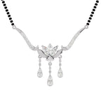 1.34 Carat Marquise & Round Shape Diamond Mangalsutra| 14K Yellow Gold