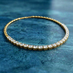 28.83 Carat Solitaire Lab Grown Diamond Necklace In 14K Gold