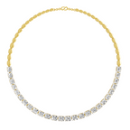 28.83 Carat Solitaire Lab Grown Diamond Necklace In 14K Gold