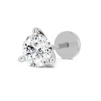 0.50 Ct Solitaire Round Shape Diamond Nose Pin | 14K Rose Gold