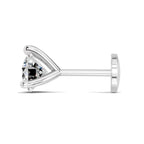 0.50 Ct Solitaire Round Shape Diamond Nose Pin | 14K Yellow Gold