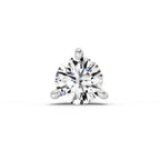 0.50 Ct Solitaire Round Shape Diamond Nose Pin | 14K Yellow Gold