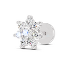 0.16 Carat Round Shape Celestial Diamond Nose Pin | 14K Yellow Gold-Screw