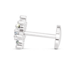 0.16 Carat Round Shape Celestial Diamond Nose Pin | 14K Yellow Gold-Screw