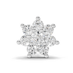 0.16 Carat Round Shape Celestial Diamond Nose Pin | 14K Yellow Gold-Screw