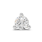0.06 Carat Lab Grown Diamond Round Shape Solitaire Nosepin | 14K Rose Gold (Screw)