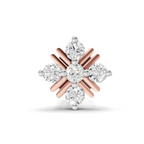 0.06 Carat Lab Grown Diamond Round Shape Starlet Nosepin | 14K Rose Gold (Screw)