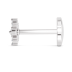 0.06 Carat Lab Grown Diamond Round Shape Starlet Nosepin | 14K White Gold (Screw)