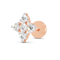 0.15 Carat Lab Grown Diamond Sitara Nosepin | 14K Rose Gold (Screw)